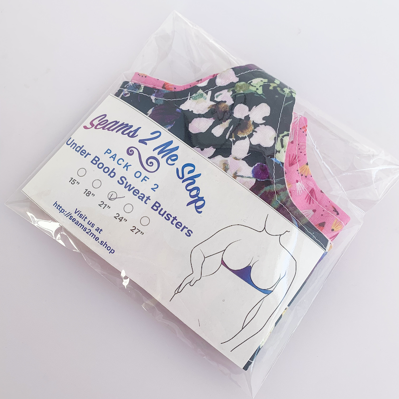 Under Boob Sweat Busters / Bra Liners (Pack of 2) – Seams 2 Me Shop