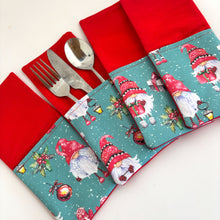 Load image into Gallery viewer, Christmas Themed Cutlery Holders (Pack of 4) - Gonks