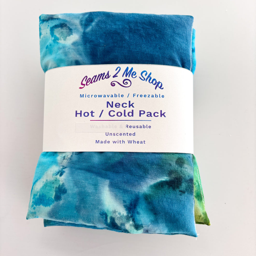 Neck Hot Pack / Cold Pack - Large - Marbles - Unscented
