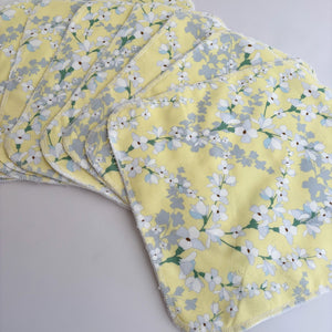 Reusable Kitchen Towels (Pack of 8) - Lemon Floral