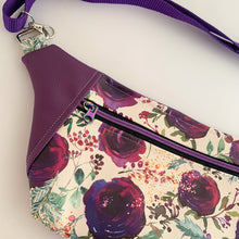 Load image into Gallery viewer, Bum bag - Purple Floral