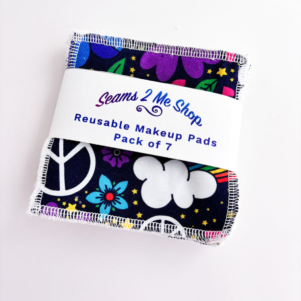 Reusable Makeup Remover Wipes (Pack of 7) -  Peace