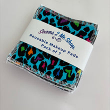 Load image into Gallery viewer, Reusable Makeup Remover Wipes (Pack of 7) -  Leopard Print