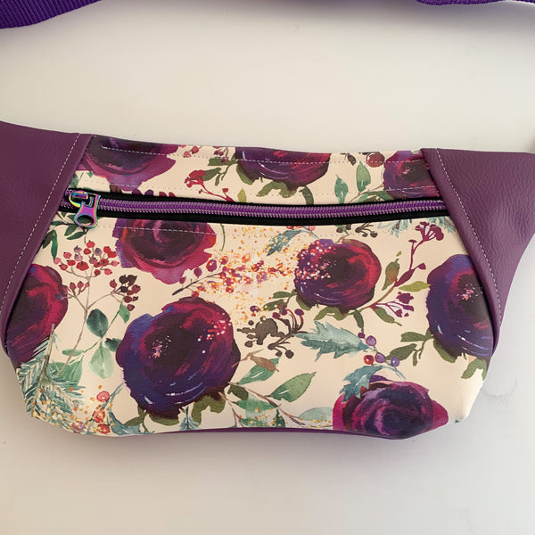 Bum bag - Purple Floral