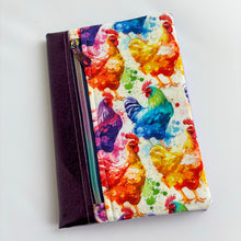 Load image into Gallery viewer, Fabric Notebook Cover A5 - Chickens