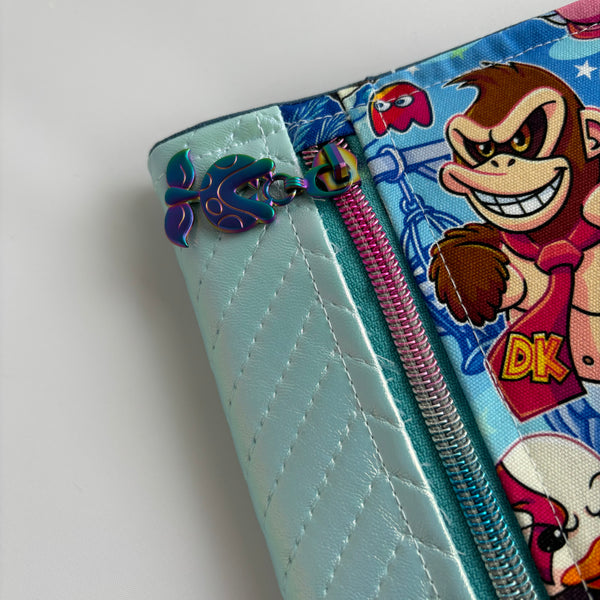 Fabric Notebook Cover A5 - Gamer ducks