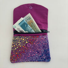 Load image into Gallery viewer, Coin Purse - Purple Explosion