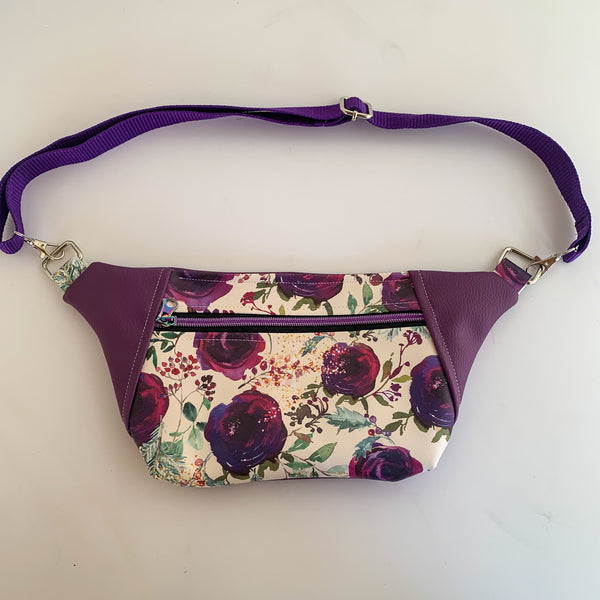 Bum bag - Purple Floral