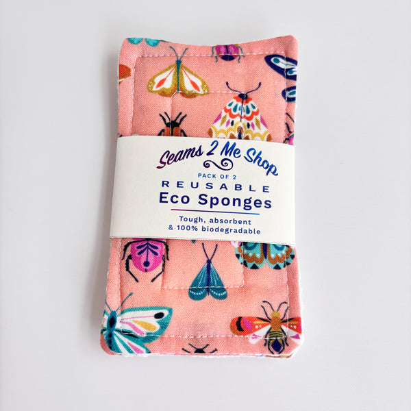 Eco Sponges (Pack of 2) - Butterflies