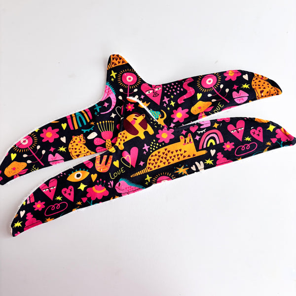 Under Boob Sweat Busters / Bra Liners (Pack of 2) 18” Cheetahs
