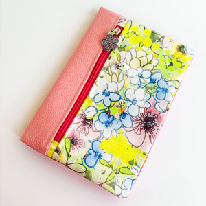 Fabric Notebook Cover A5 -  Floral