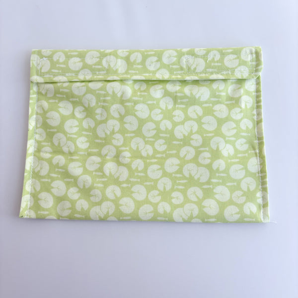 Snack Bag -  Large - Lily Pads