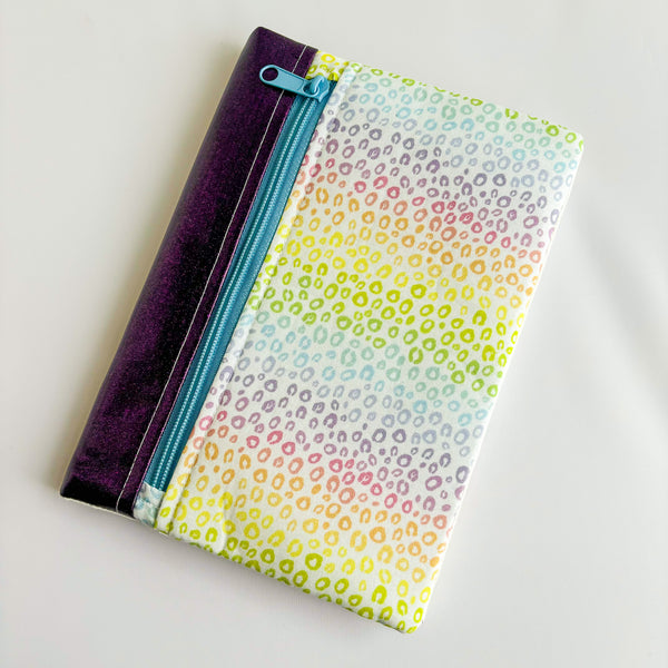 Fabric Notebook Cover A5 -  Leopard Print