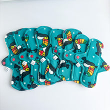 Load image into Gallery viewer, Premium Cloth Sanitary Pad (with Zorb®) -  8 -11” - Toucans