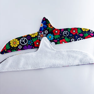 Under Boob Sweat Busters / Bra Liners (Pack of 2) 18” Peace Signs - Perfectly Imperfect