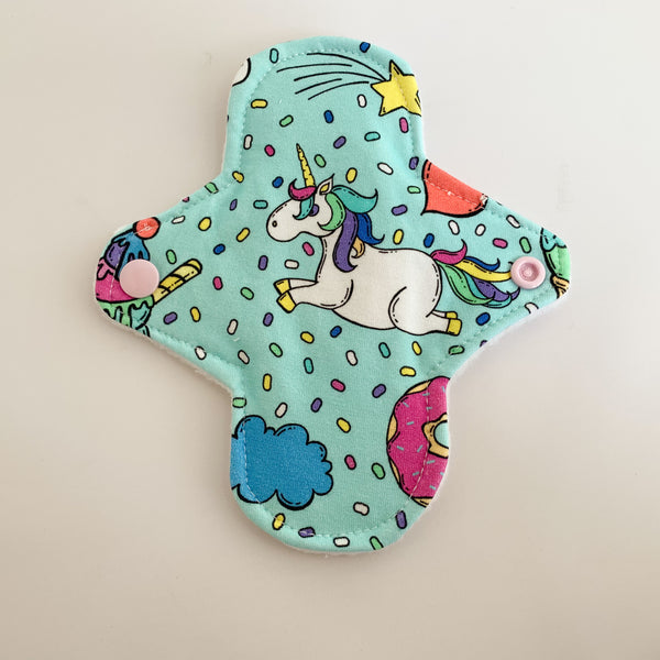 Premium Cloth Sanitary Pad (with bamboo fleece) - Panty Liner 6” Candy Mania