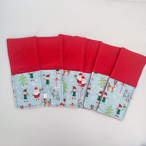 Christmas Themed Cutlery Holders (Pack of 6) - Elves - Seams 2 Me Shop
