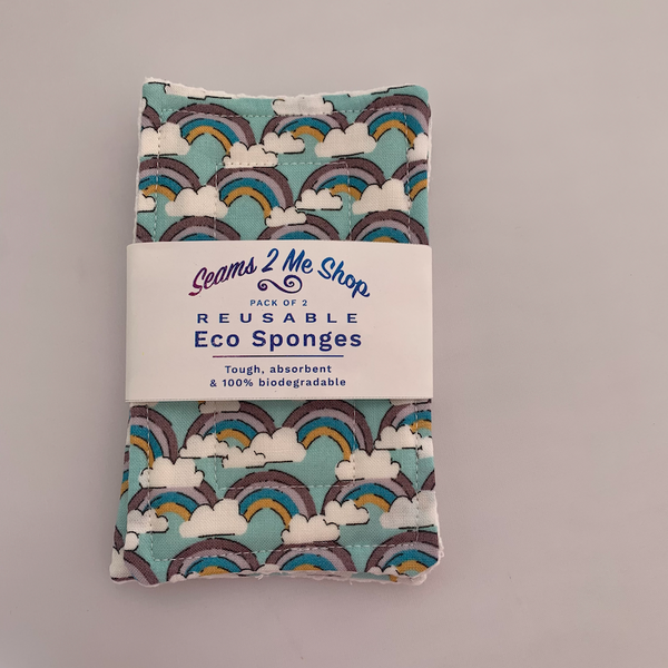 Eco Sponges (Pack of 2) - Rainbows