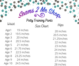 Training Pants (0-8 Years, Boys & Girls) - Seams 2 Me Shop