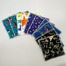 Load image into Gallery viewer, Reusable Baby Wipes (Pack of 10)- Boy - Dinos - Seams 2 Me Shop