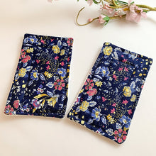 Load image into Gallery viewer, Eco Sponges (Pack of 2) - Navy Floral - Seams 2 Me Shop